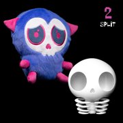 Skelekins - Sadness Series 1 Monster Emotions - Creepy-Cute Customizable Plush + Skeleton Figure + Tote Bag