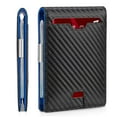 thumbnail image 3 of Men's wallet RFID anti-theft swipe multi-card portable ultra-thin carbon fiber card clip, 3 of 8
