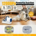 thumbnail image 2 of AIRROBO GP04 Dog Grooming Kit, 5 Grooming Tools, Pet Grooming Vacuum, Dog Clippers Kit, Low noise, 2 of 8