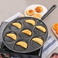 thumbnail image 3 of Fried Eggs Cooking Pan, Non-stick Coating Anti-scald and Heat-resistant Handle Firm 47 X 30 X 2.5 cm Black Cooking Pan  for Gas Stove Electric Ceramic Stove, 3 of 7