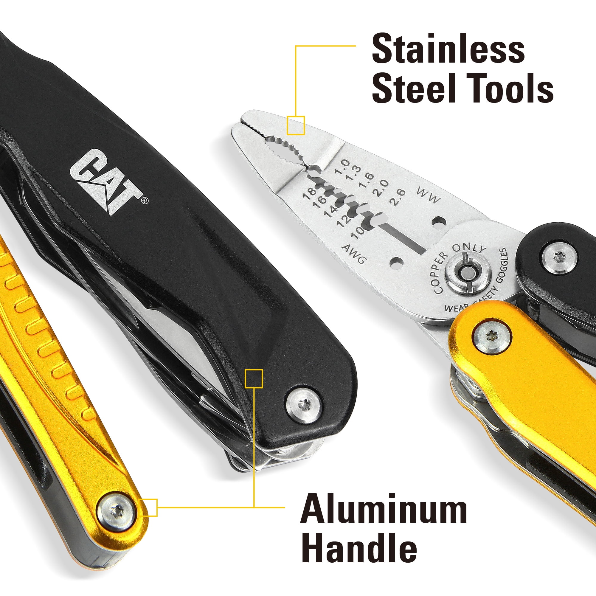 Cat 14-in-1 Multi-Tool with Sheath - 980104