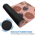 thumbnail image 6 of Long Mouse Pads for Desk,Pink Football and Drinks Pattern Desk Mats on Top Of Desks, Desk Mouse Pad Extra Large with 3mm Non-Slip Base and Stitched Edge for Gaming,Office,Work,Home 47.3"x23.6", 6 of 6