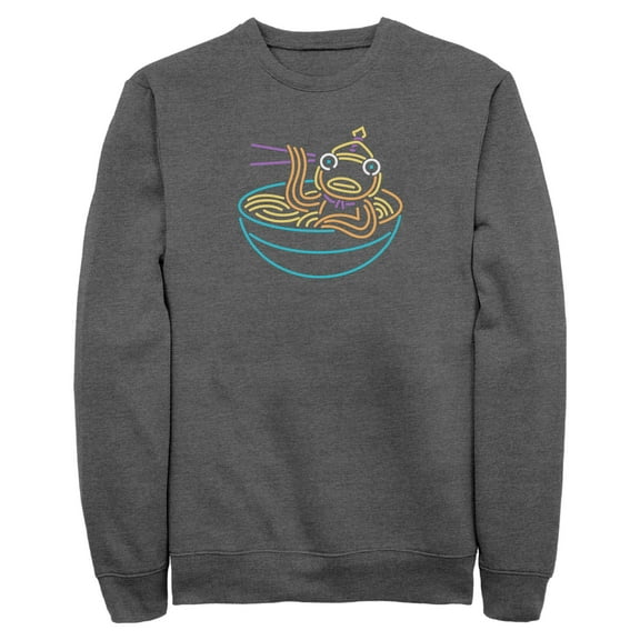 Mens Fortnite Neon Fishstick Ramen Sweatshirt
