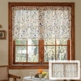 thumbnail image 1 of EGNMCR Home Decor Romantic Printed CurtainKitchen Curtain Cute Spring And Summer Bright And Colorful Kitchen Decoration Short Translucent Retros Coffee Shop Curtain 100x60cm Polyester curtains, 1 of 8
