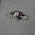 thumbnail image 4 of Men's Antigua Heather Black Baltimore Ravens Effortless Full-Zip Hoodie Jacket, 4 of 4