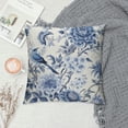 thumbnail image 2 of ARISTURING Chinoiserie Pillow Covers  Blue and White Outdoor Pillows Blue Birds Flowers Throw Pillow Covers Square Cushion Cover Decor for Bedroom Couch Bed Living Room Sofa Chair, 2 of 5
