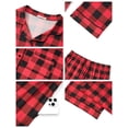 thumbnail image 6 of UVN Womens Winter Pajama Long Sleeve Casual Ladies Button Down Lounge Set for Women Soft Sleepwear Set with Pockets, 6 of 9