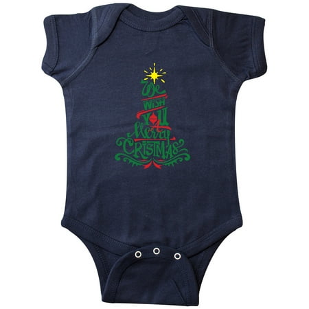

Inktastic We Wish You A Merry Christmas Gift Baby Boy or Baby Girl Bodysuit