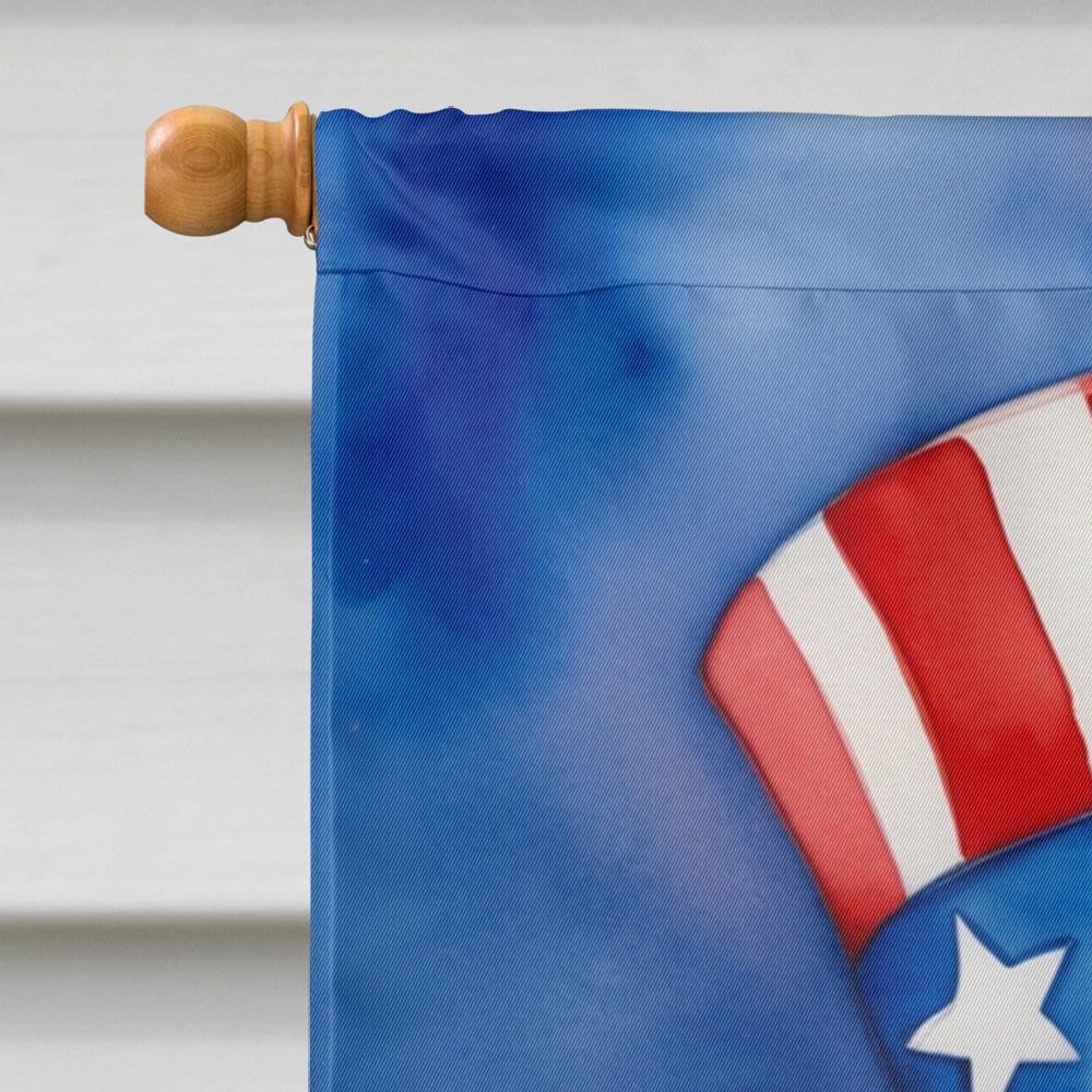 Italian Greyhound Patriotic American House Flag 28 in x 40 in