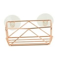 thumbnail image 3 of Kitchen Details Geode Sponge Holder Metal Sink Caddy, 5.9" x 2.7" x 2.4", Copper, 3 of 5