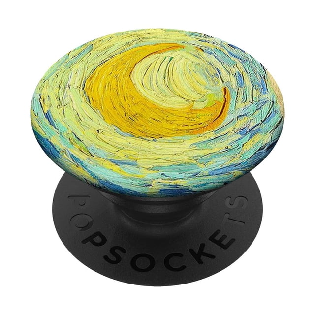 PopSockets PopGrip Moon de La noche estrellada Van Gogh Art