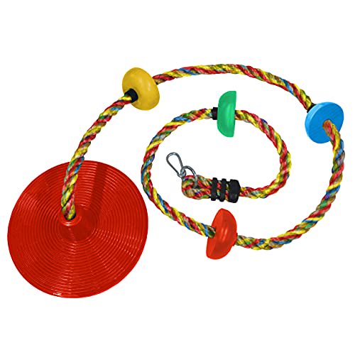 Jungle Gym Kingdom Rope Swing Tree Climbing Ropes & Disc Swings for