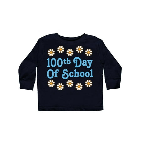 

Inktastic 100th Day Of School Party Gift Toddler Toddler Girl Long Sleeve T-Shirt