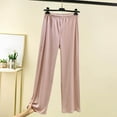 thumbnail image 2 of LIaqionyy Womens Plus Size Pajama Pants Lightweight Comfortable Casual Wide Leg Lounge Pant Sleepwear Pjs Bottoms, 2 of 5