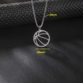 thumbnail image 3 of Hearth & Gear Accessoires de Sport en Acier Inoxydable pour Hommes et Femmes, Collier Chaîne Clavicule Géométrique Rond Collier Long pour Femmes, Colliers Joli Rose Ras du Cou, 3 of 3