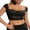 Black, variant on JYYYBF Women's Slim Lace Crop Tops Cap Sleeve Sweetheart Neckline Tank Tops Sheer Clubwear