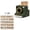 A1-GREEN, variant on Reusable Coffee Art Stencil Maker, 3D Printed Manual Powder Art Camera with 15 Pattern Cards Latte Foam Decorating Tool for Cappuccino, Hot Cocoa, Desserts, Unique Kitchen Gift