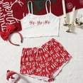 thumbnail image 3 of Conjunto de pijama Floral de Navidad para mujer, ropa de dormir Sexy de 2 piezas, camisola de satén de algodón, Top y pantalones cortos, conjunto de Pijamas para mujer, 3 of 4