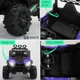 thumbnail image 3 of Montable Eléctrico Enyz Jeep con Control Remoto Asientos De Piel Bluetooth Bocinas Color Lila Unicornio 2 A 5 Años, 3 of 8