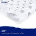 thumbnail image 2 of Kenney Microban Protected Vinyl Bath Mat, 27” L x 14.5” W, White, 2 of 7