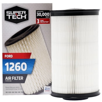 SuperTech 1260 Engine Air Filter, Replacement for Ford