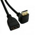 thumbnail image 2 of Chenyang CY Up Angled 90 Degree Connector HDMI 1.4 with Ethernet 3D Type A Male to A Female Extension Cable 0.5m Cable, 2 of 7