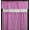 Fuchsia, variant on Cotton Zig-zag Chevron 3 Piece Window Valance Set (10 Colors)