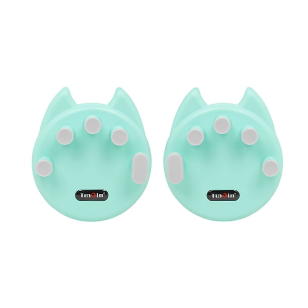 Toystoory 2 piezas Piano dedos entrenador práctica estiramiento mano Corrector empuñaduras sensibilidad entrenamiento dispositivo almohadillas Accesorios para instrumentos musicales cian