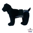 thumbnail image 2 of Barkertime Black on Gingham Escape-Proof Premium Waterproof Dog Diaper Overall - Made in USA, 2 of 6