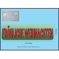 thumbnail image 4 of 10in x 3in German Fr¶hliche Weihnachten Magnet Vinyl Holiday  Magnets, 4 of 4