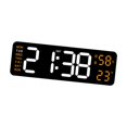 thumbnail image 4 of Reloj despertador Digital con pantalla LED, función de repetición electrónica Dst, reloj de pared con pantalla semanal para dormitorio, aula, oficina, Naranja, 4 of 9