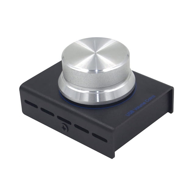 Controlador de Volumen de Computadora USB Perilla de Control de Volumen de Audio Externo de Altavoz de PC con Función de Silencio de una Tecla Ajustable