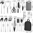 thumbnail image 2 of Camping Essentials Accessories Camping Gear Must Haves, Cooking Utensils Set Rv Camping Kitchen Backpacking Supplies Camper Gadgets Outdoor Hiking Travel Picnic Gifts, 2 of 9