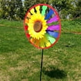 thumbnail image 2 of Yard Outdoor Garden Sunflower Windmill Whirling Wind Spinner Kids Toy Gifts, 2 of 11