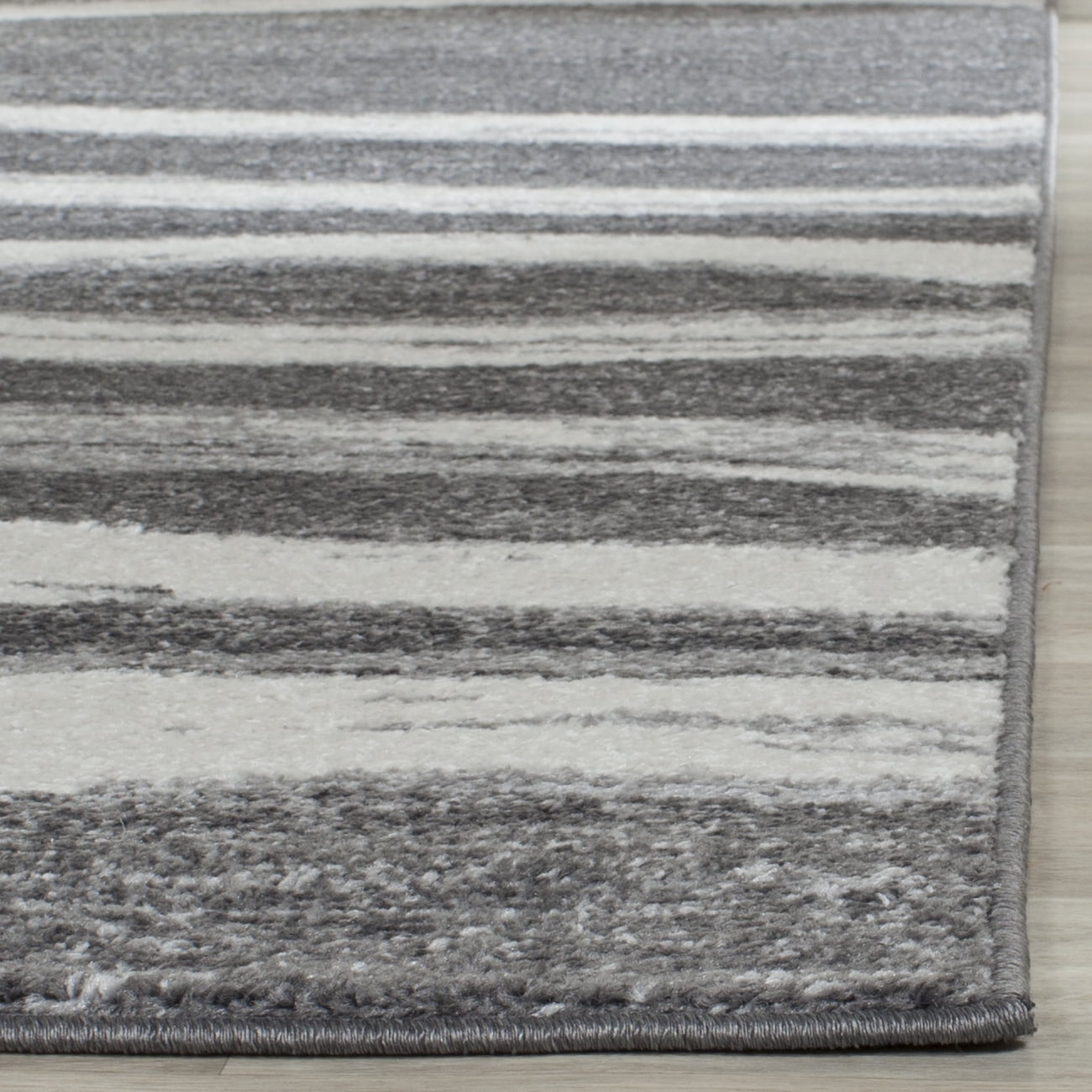 Safavieh Adirondack Isidor Geometric Swirls Runner Rug, Charcoal/Ivory, 2'6" x 12'