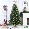 thumbnail image 2 of Árbol De Navidad KingsHouse Adornos Esferas Navideñas 76Pzas Verde 100x180 cm, 2 of 6