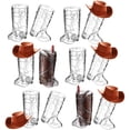 thumbnail image 3 of Disco Cowgirl Themed Party Cups 5pcs Cowboy Boots Wine Glasses Western Theme Party Tumblers Hard Plastic Mini Compact Fun Birthday Party Cups Cowboy, 3 of 8