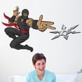 thumbnail image 1 of Wallhogs Winn Ninja Shuriken Cutout Wall Decal, 1 of 2
