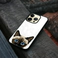 thumbnail image 4 of FINCIBO Soft Rubber Protector Cover Case for Apple iPhone 14 Pro 6.1" 2022, Animal Siamese Kitten Cat, 4 of 5