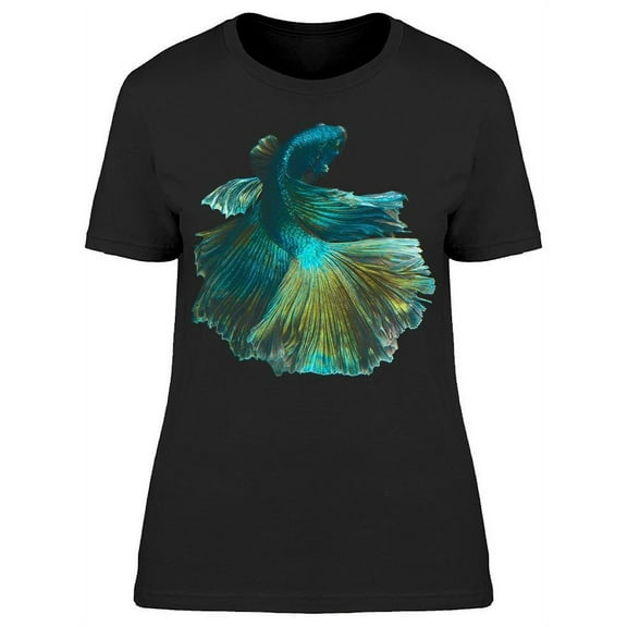 Elegant Broad Metalic Tail Betta T-Shirt Women -Image by Shutterstock, Female 3X-Large