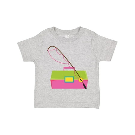 

Inktastic Fishing Tackle Girls Gift Toddler Toddler Girl T-Shirt