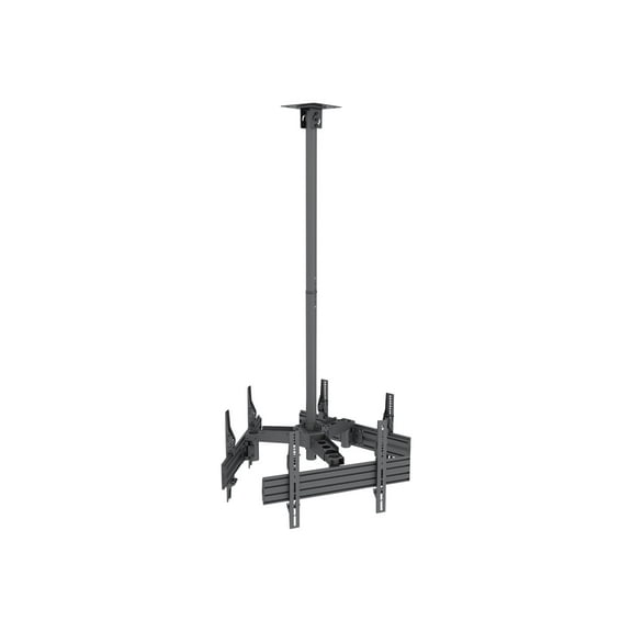 Mount-It! MI-515 - Mounting kit (ceiling mount) - for 3 LCD displays - screen size: up to 65"