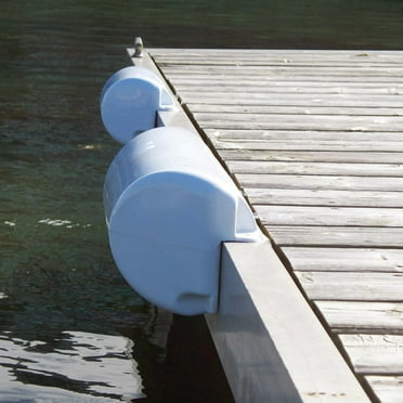 Dockmate Dockside Straight Bumper, 23" L x 7-7/8"H - White
