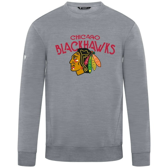 Men's Levelwear  Gray Chicago Blackhawks  Zane Mission Sweatshirt