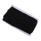 thumbnail image 5 of Cinta elástica de encaje para diademas, lencería, manualidades y costura. Negro, 5 of 7