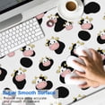 thumbnail image 2 of Long Mouse Pads for Desk,White Cow Black Spot Pattern Desk Mats on Top Of Desks, Desk Mouse Pad Extra Large with 3mm Non-Slip Base and Stitched Edge for Gaming,Office,Work,Home 47.3"x23.6", 2 of 6