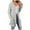 Grey, variant on Lightweight Cardigans for Women Fashion Oversized V-Neck Long Sleeve Ribbing Sweater Coats Casual Loose Fit Solid Color Dressy Work Fall Outwear Pink XL