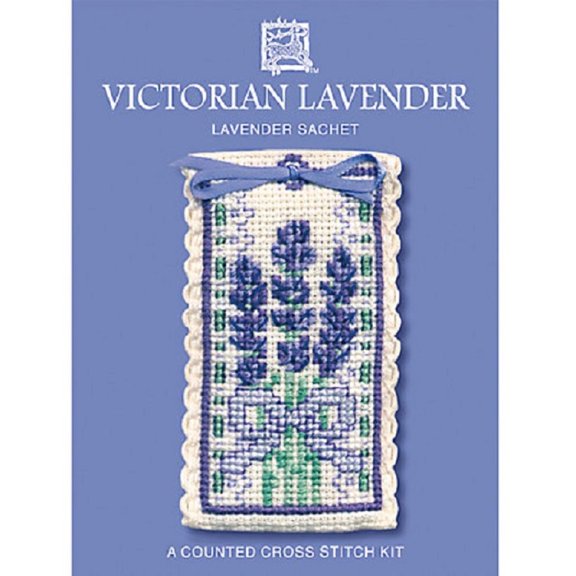 Victorian Lavender Sachet Cross Stitch Kit