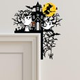 thumbnail image 2 of Decoración de puerta de metal de Halloween, decoración de pared de bruja fantasma, decoración espeluznante de Halloween, adorno de marco de puerta, decoración de puerta de Halloween, letrero de esquin, 2 of 5