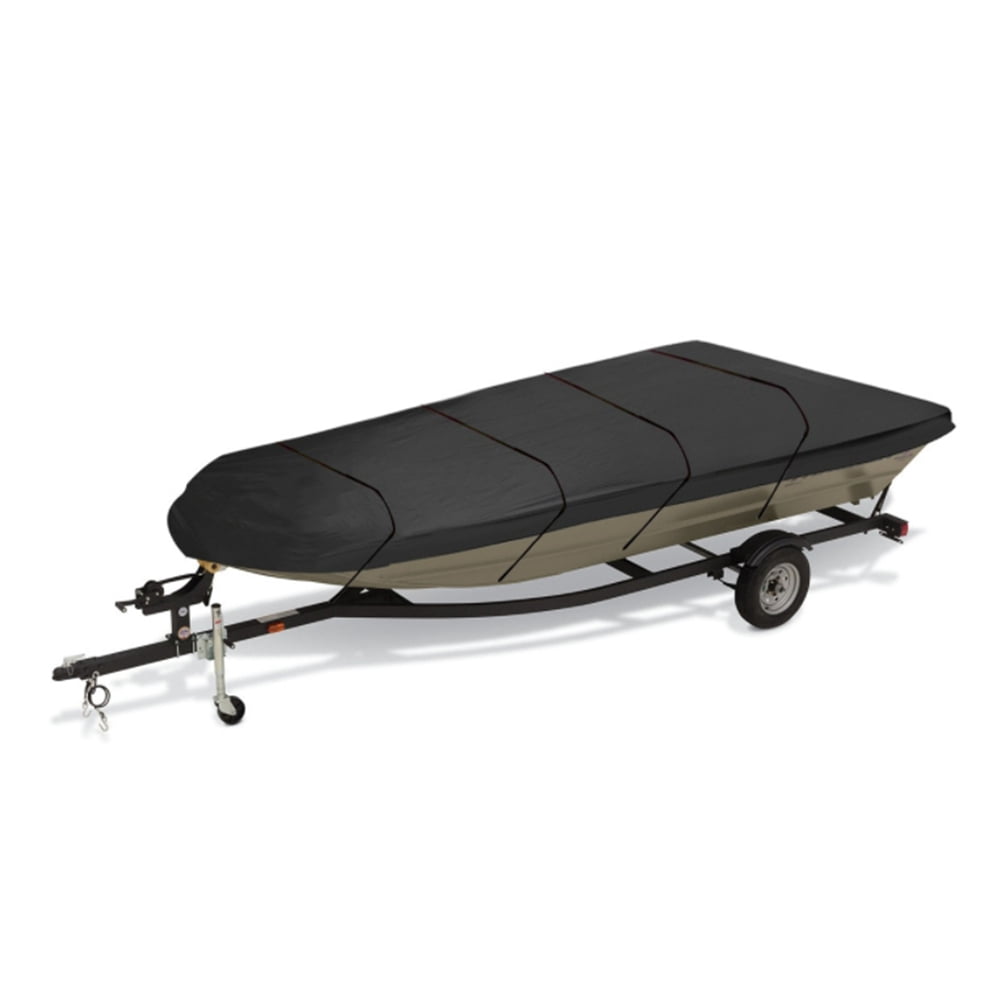 Water Proof Heavy Duty Boat Cover for Jon Boat 12Ft18Ft L Beam Width